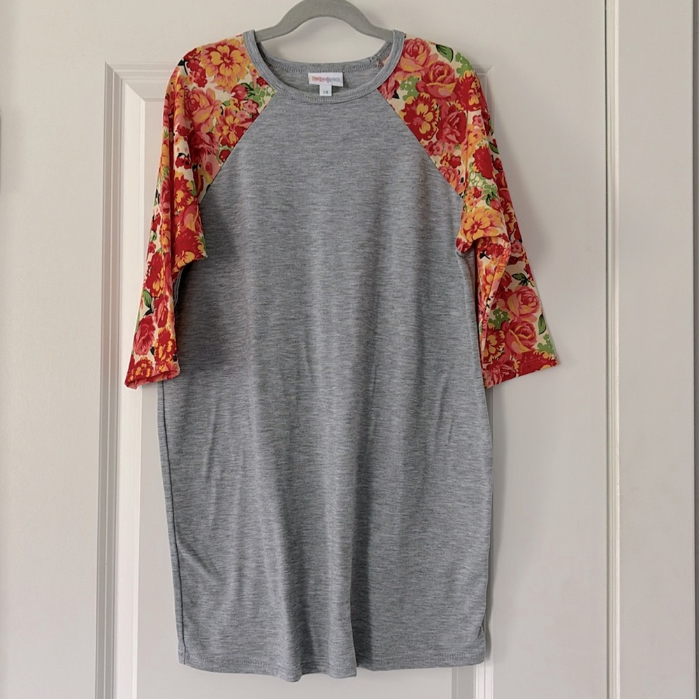 LuLaRoe girls shirt size 14